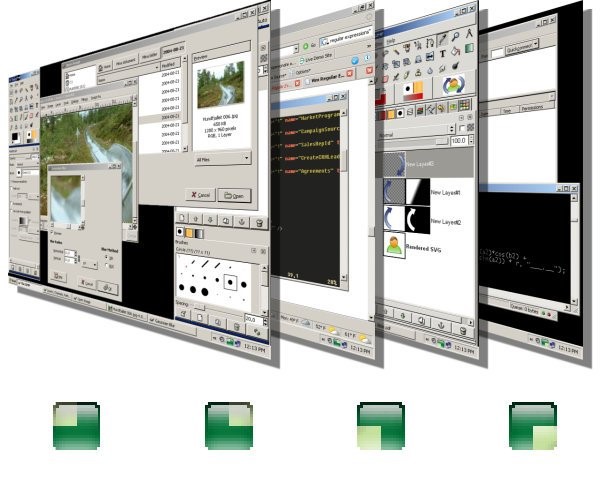 Скриншот 1 программы VirtuaWin