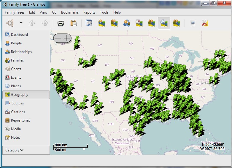 Скриншот 6 программы Gramps