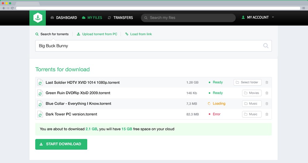 Скриншот 4 программы Bitport.io