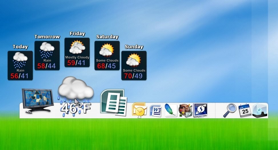 Скриншот 2 программы ObjectDock