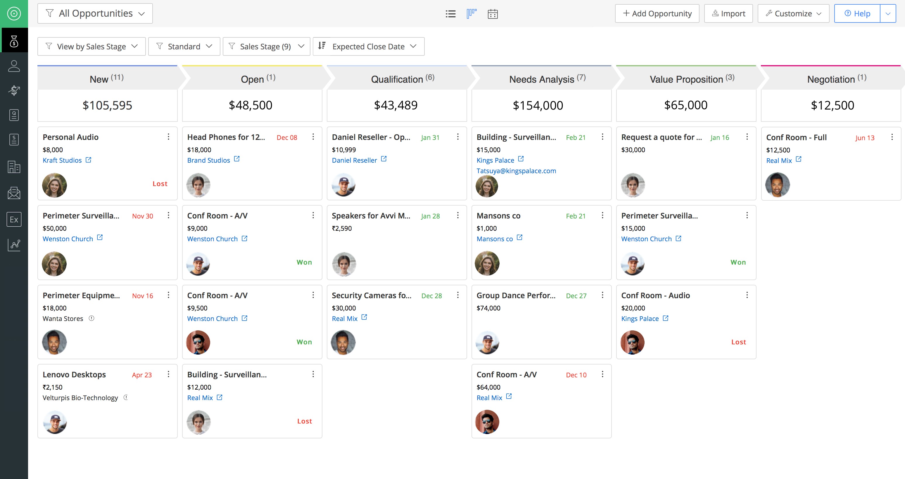 Скриншот 3 программы Vtiger CRM