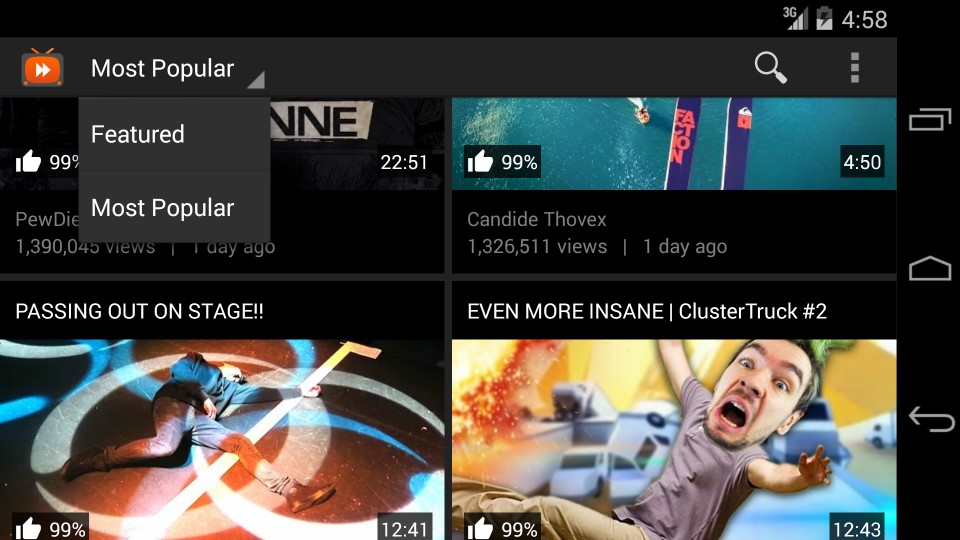 Скриншот 6 программы SkyTube