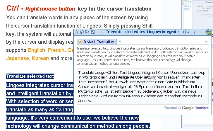 Скриншот 5 программы Lingoes