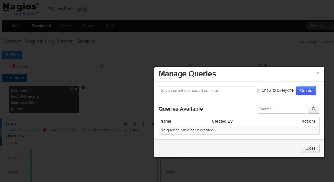 Скриншот 5 программы Nagios Log Server