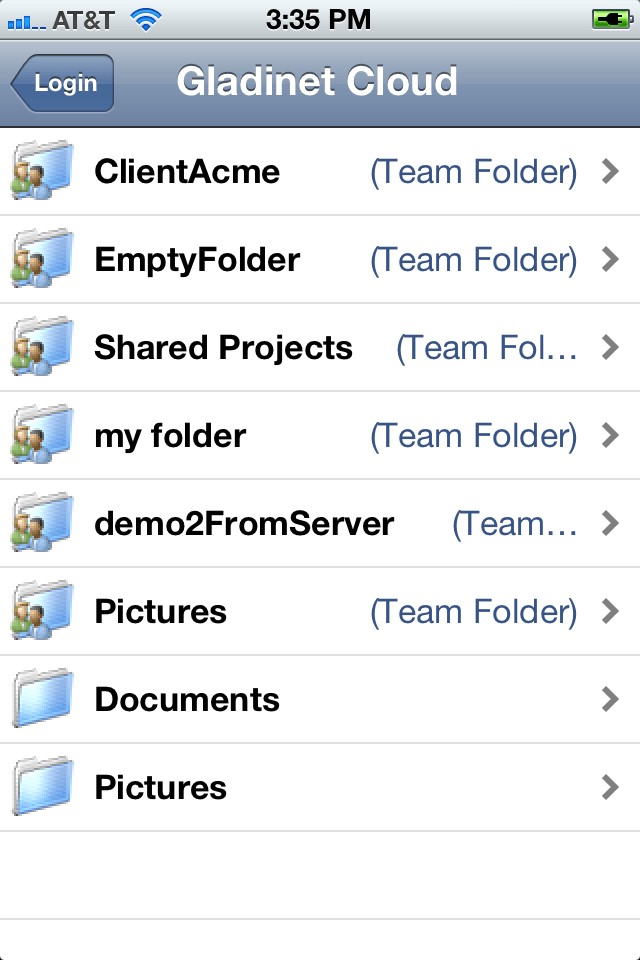 Скриншот 6 программы Gladinet