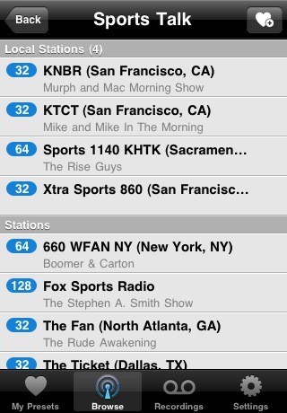 Скриншот 6 программы TuneIn Radio