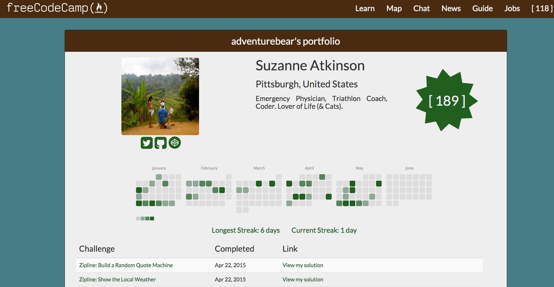 Скриншот 2 программы Free Code Camp