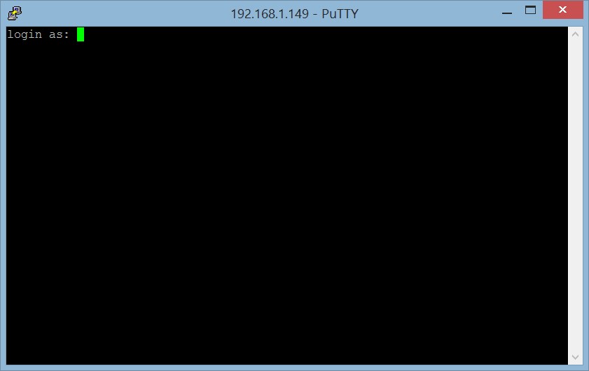 Скриншот 2 программы PuTTY