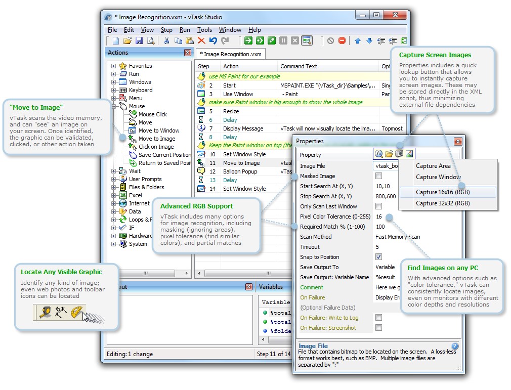 Скриншот 3 программы vTask Studio