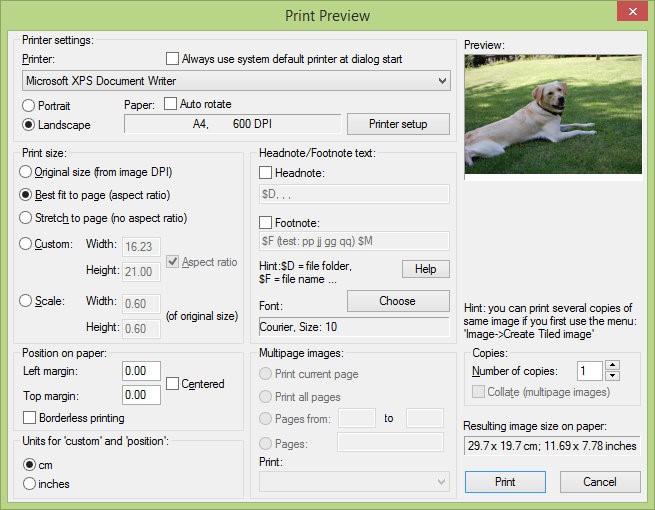 Скриншот 6 программы IrfanView