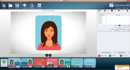 Скриншот 2 программы VideoMakerFX
