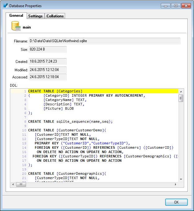 Скриншот 6 программы SQLite Query