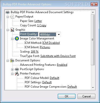 Скриншот 1 программы Bullzip PDF Printer