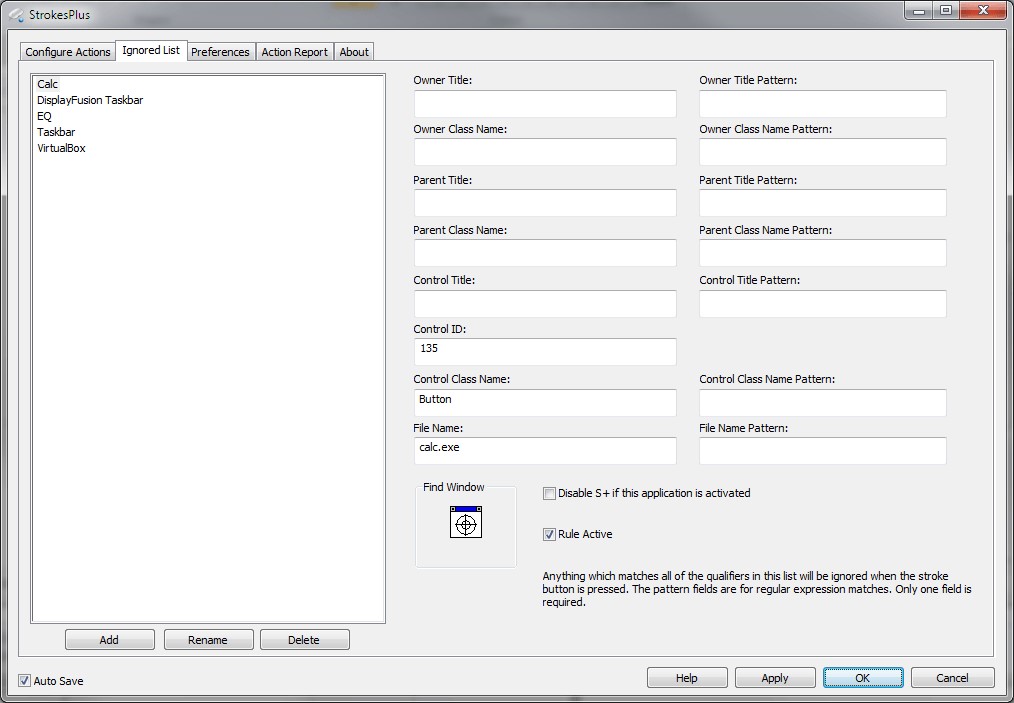 Скриншот 2 программы StrokesPlus