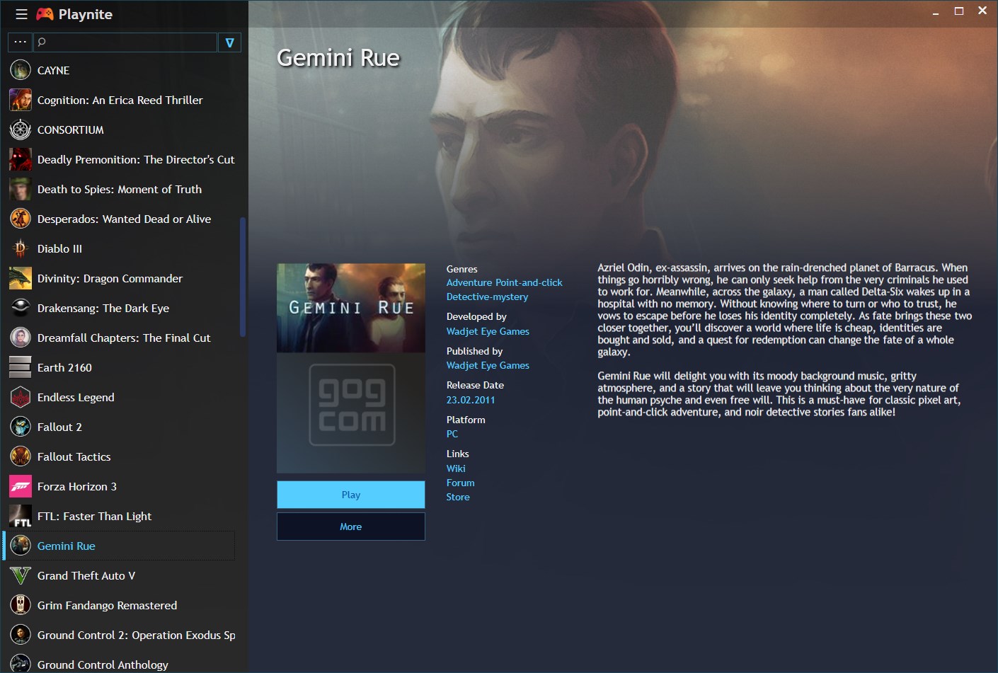 Скриншот 4 программы Playnite