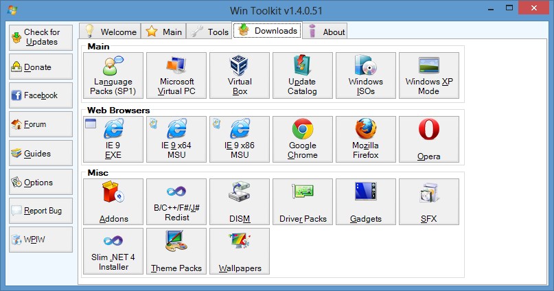 Скриншот 4 программы Win Toolkit