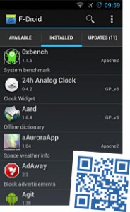 Скриншот 4 программы F-Droid
