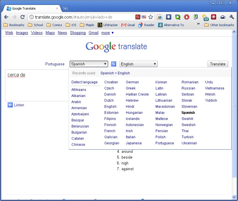 Скриншот 6 программы Google Translate