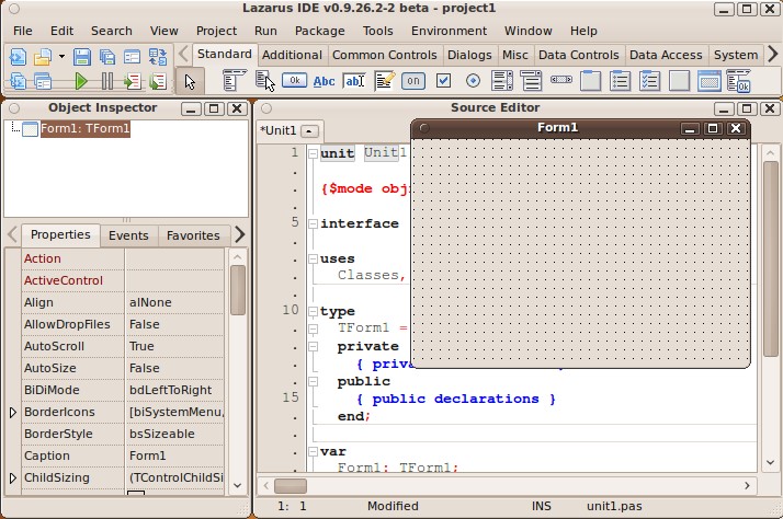 Скриншот 2 программы Lazarus