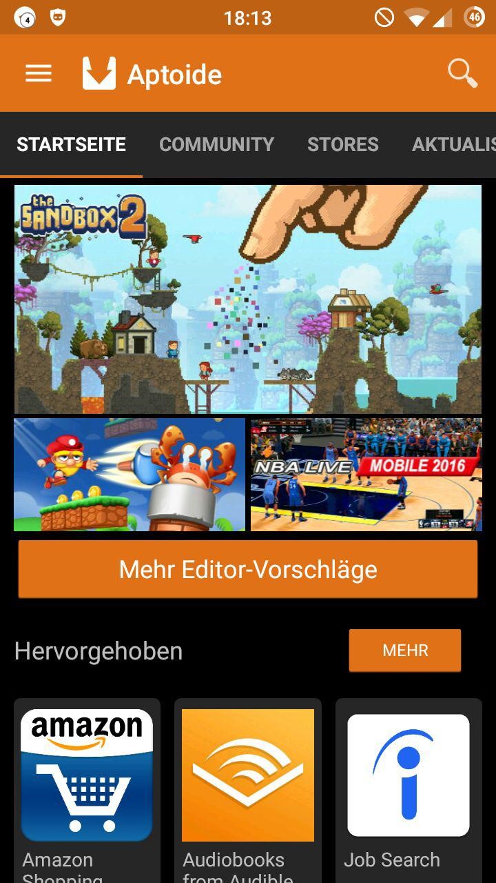 Скриншот 4 программы Aptoide