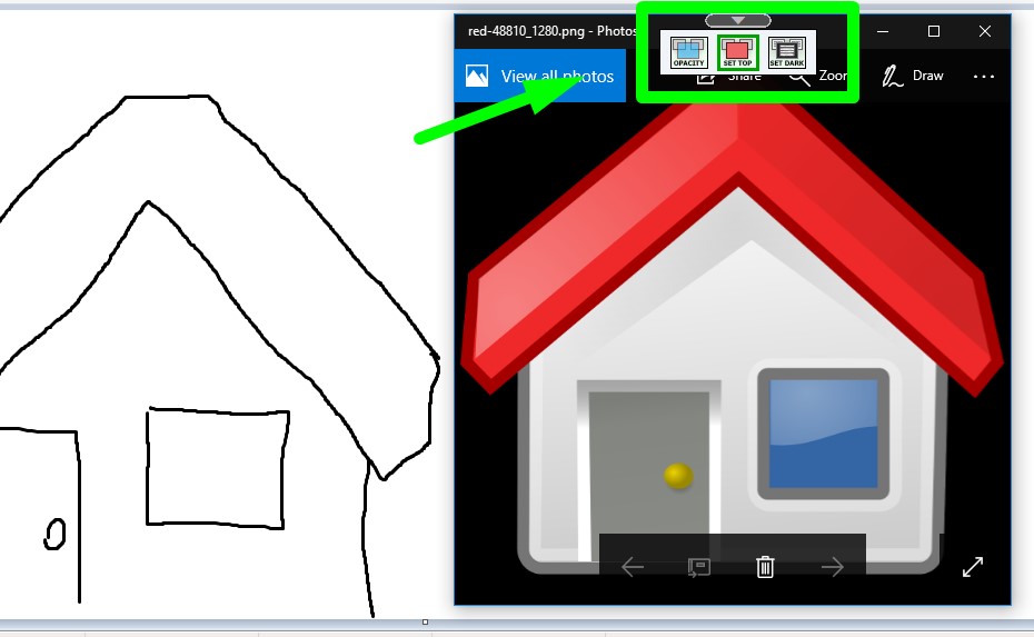 Скриншот 3 программы WindowTop