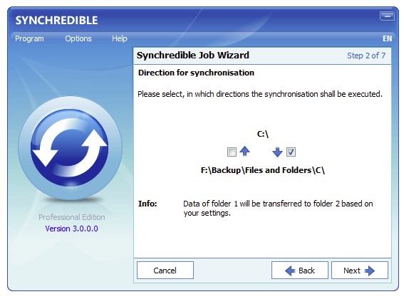 Скриншот 3 программы Synchredible