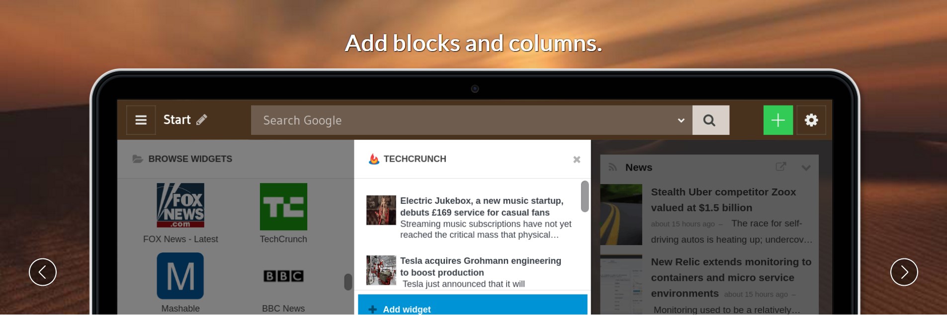 Скриншот 5 программы start.me