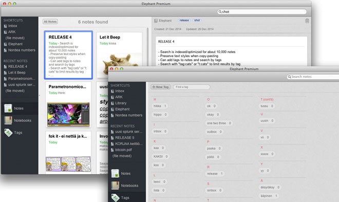 Скриншот 2 программы Elephant
