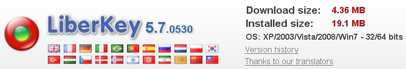 Скриншот 6 программы LiberKey