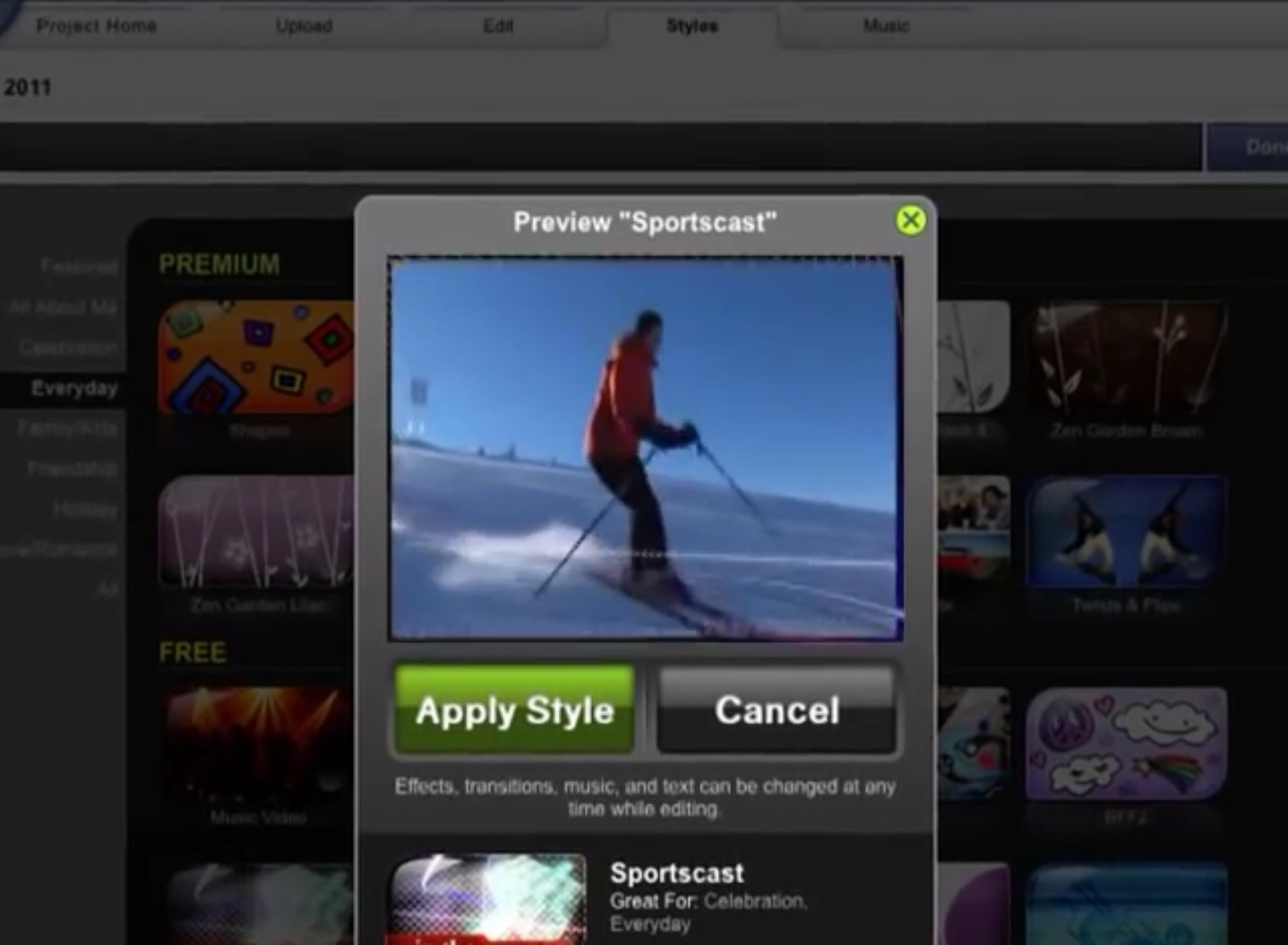 Скриншот 3 программы One True Media