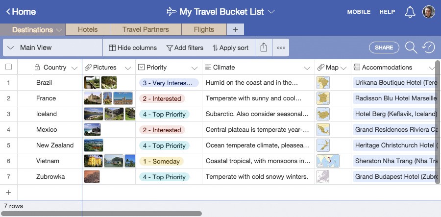 Скриншот 3 программы Airtable
