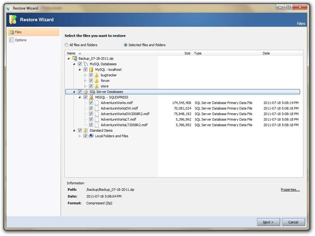 Скриншот 5 программы KLS Backup
