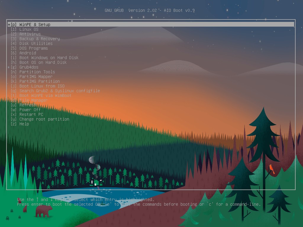 Скриншот 2 программы AIO Boot
