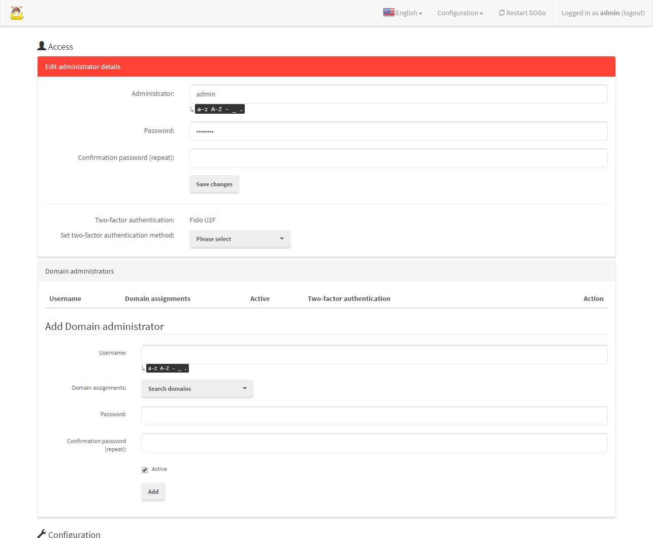 Скриншот 5 программы mailcow: dockerized