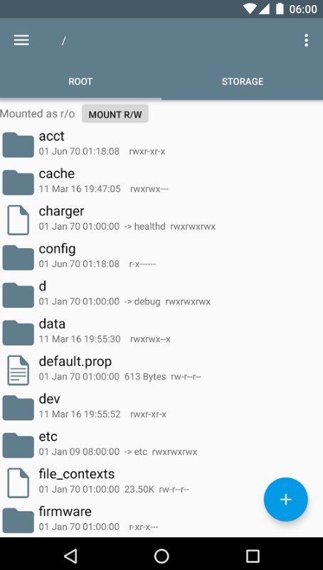 Скриншот 5 программы Root Explorer