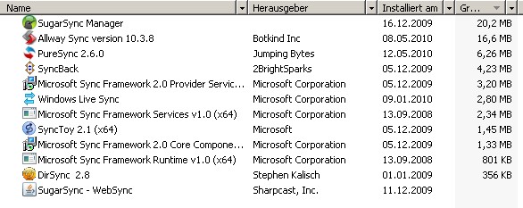 Скриншот 6 программы Allway Sync