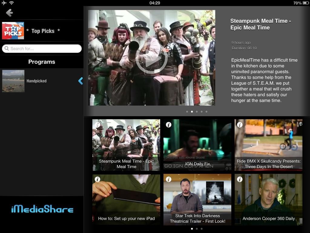 Скриншот 4 программы iMediaShare