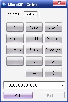 Скриншот 6 программы MicroSIP