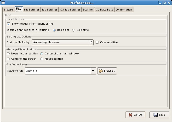 Скриншот 6 программы EasyTAG