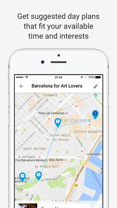 Скриншот 4 программы Google Trips