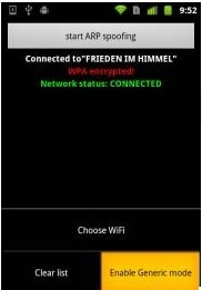 Скриншот 2 программы DroidSheep