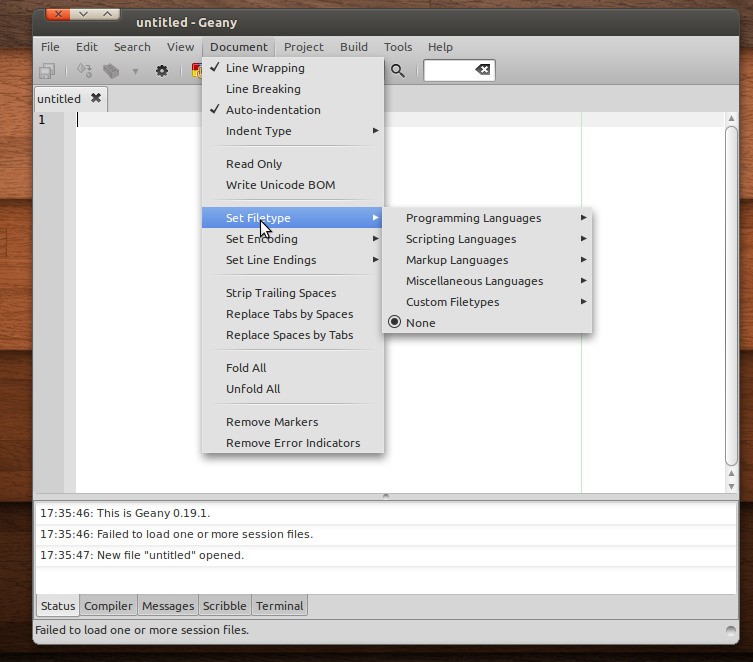 Скриншот 6 программы Geany