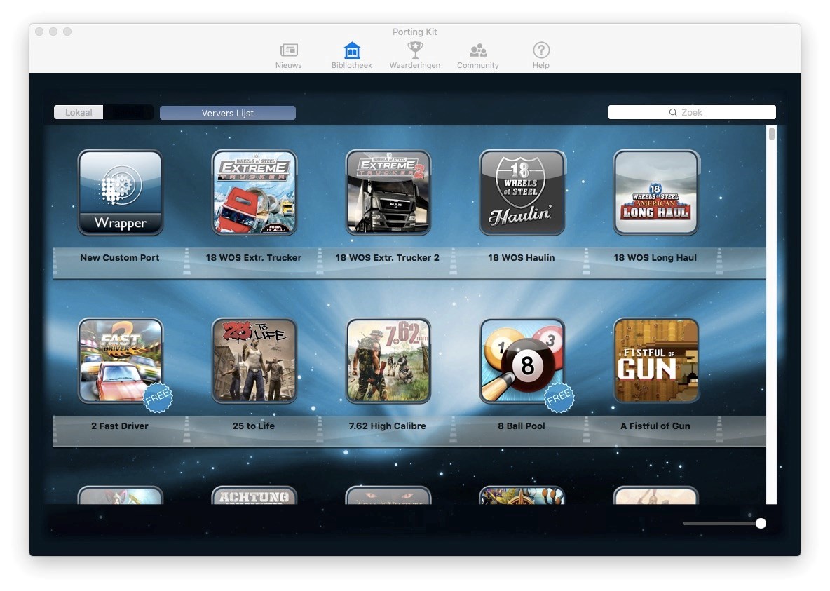Скриншот 2 программы Porting Kit