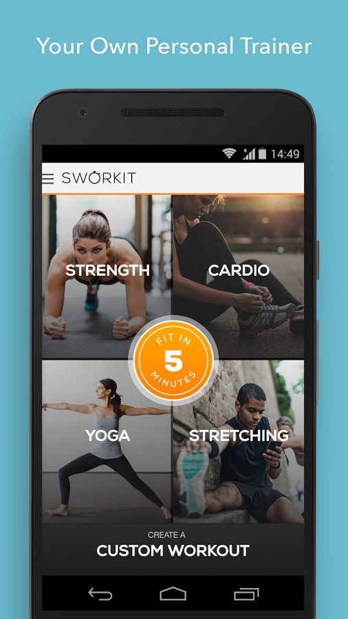 Скриншот 5 программы Sworkit