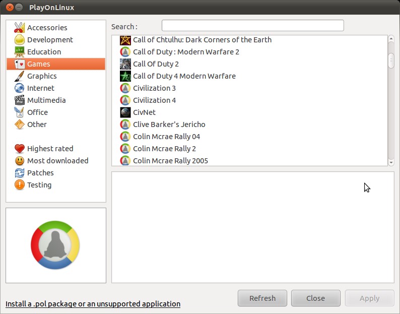 Скриншот 4 программы PlayOnLinux
