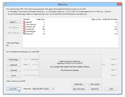 Скриншот 2 программы PDFtk