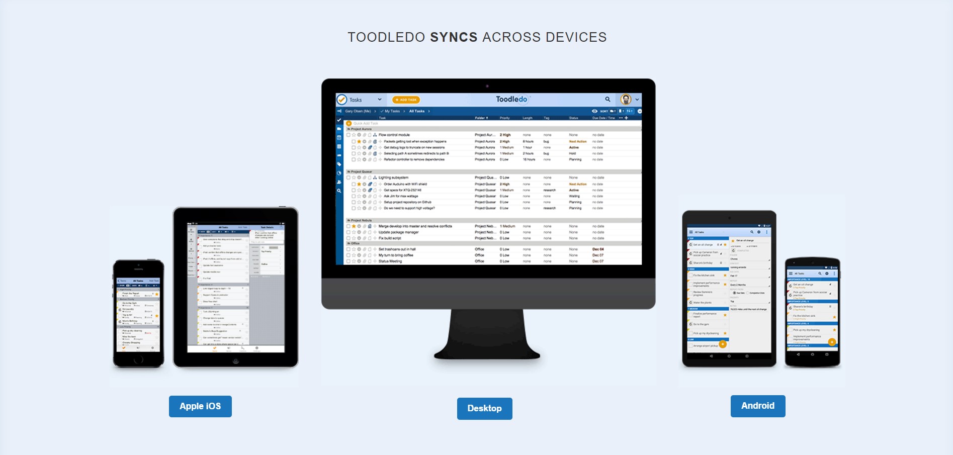 Скриншот 4 программы Toodledo