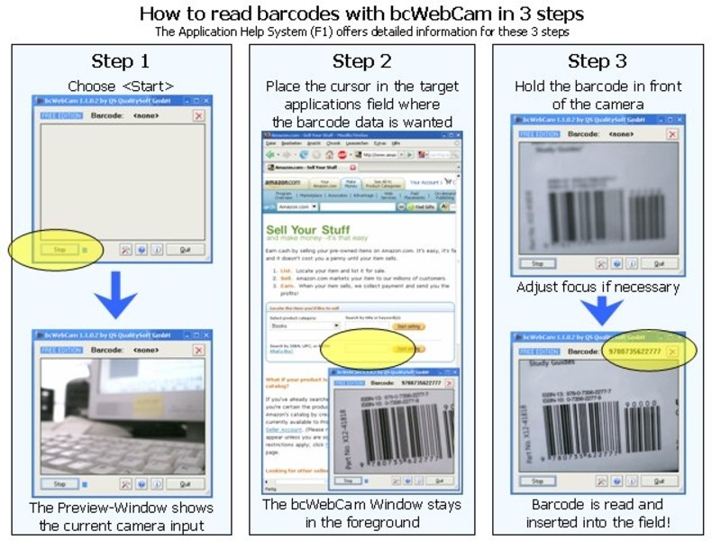 Скриншот 2 программы bcWebCam