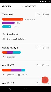 Скриншот 4 программы Google Fit