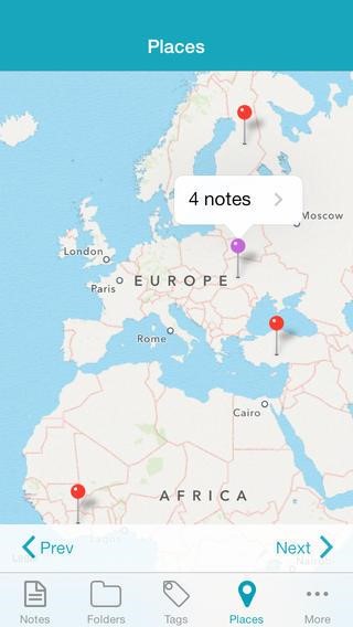 Скриншот 4 программы Nimbus Note